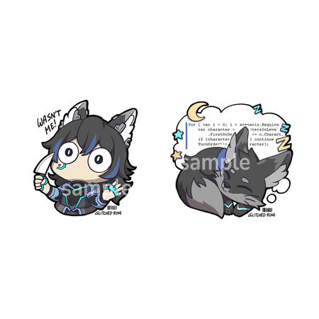 Stickers for GlitchedRune